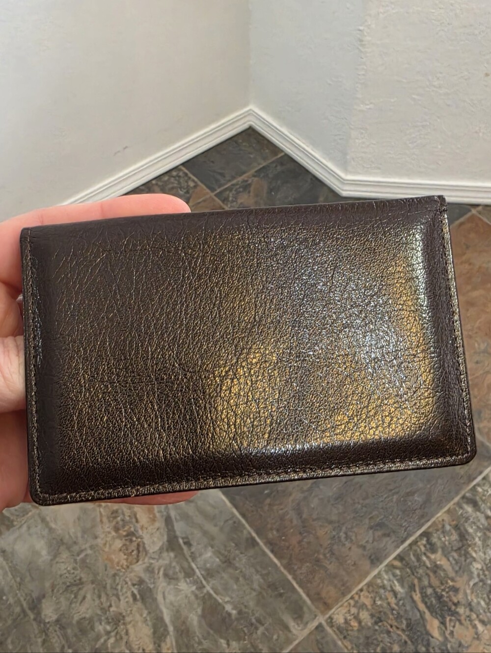 Vintage Hickok Check Protector Wallet - EUC